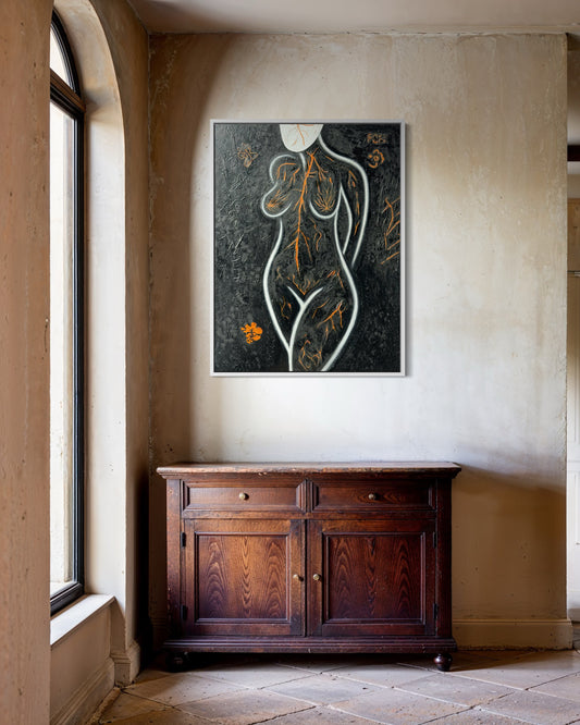 The Eruption of Us - Original Painting by Michel L’Artiste