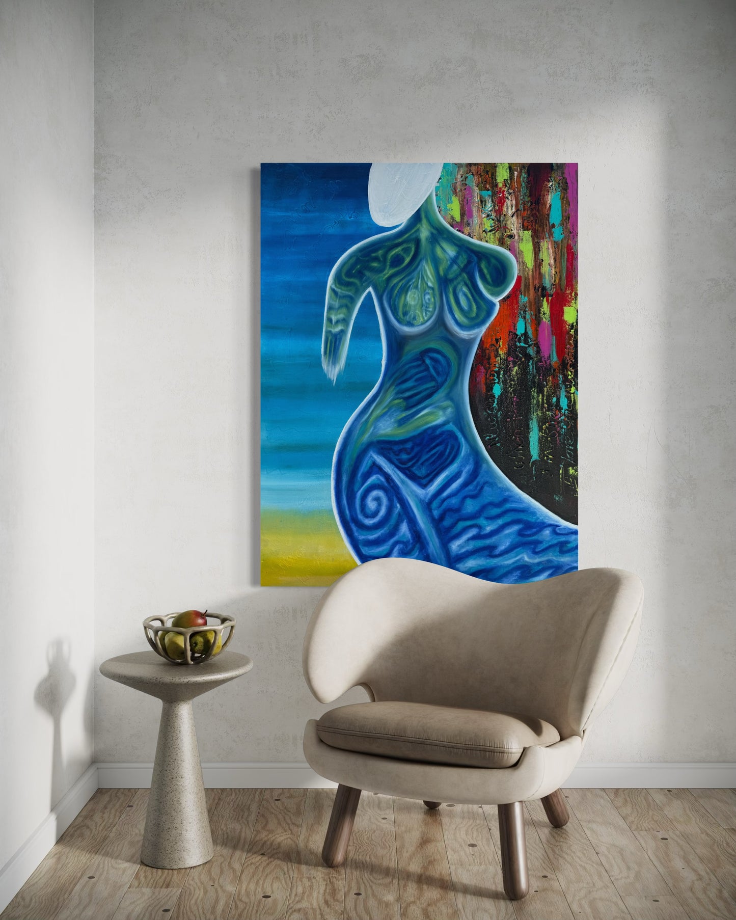 The Current of Us  – Original Painting by Michel L’Artiste