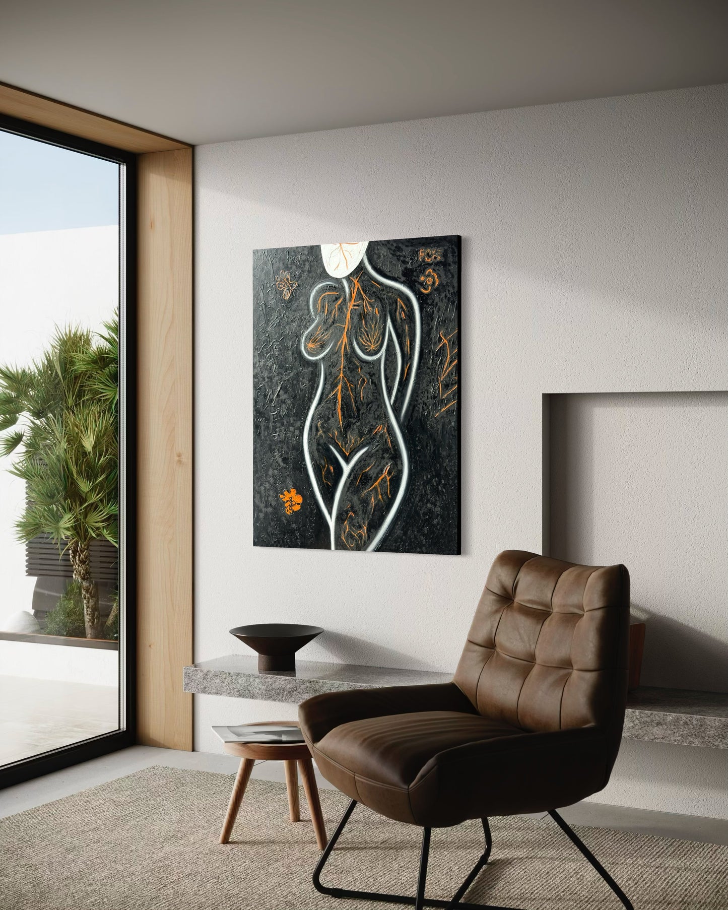 The Eruption of Us - Original Painting by Michel L’Artiste