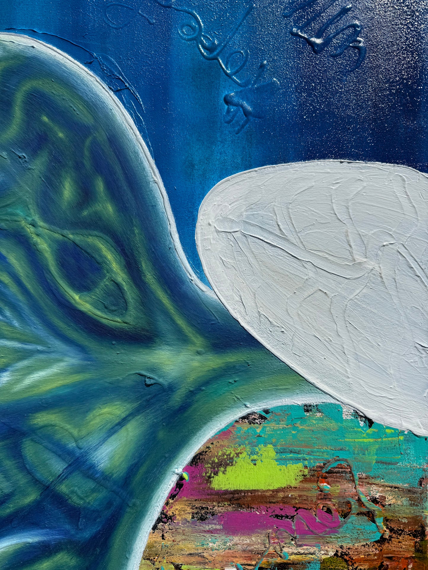 The Current of Us  – Original Painting by Michel L’Artiste