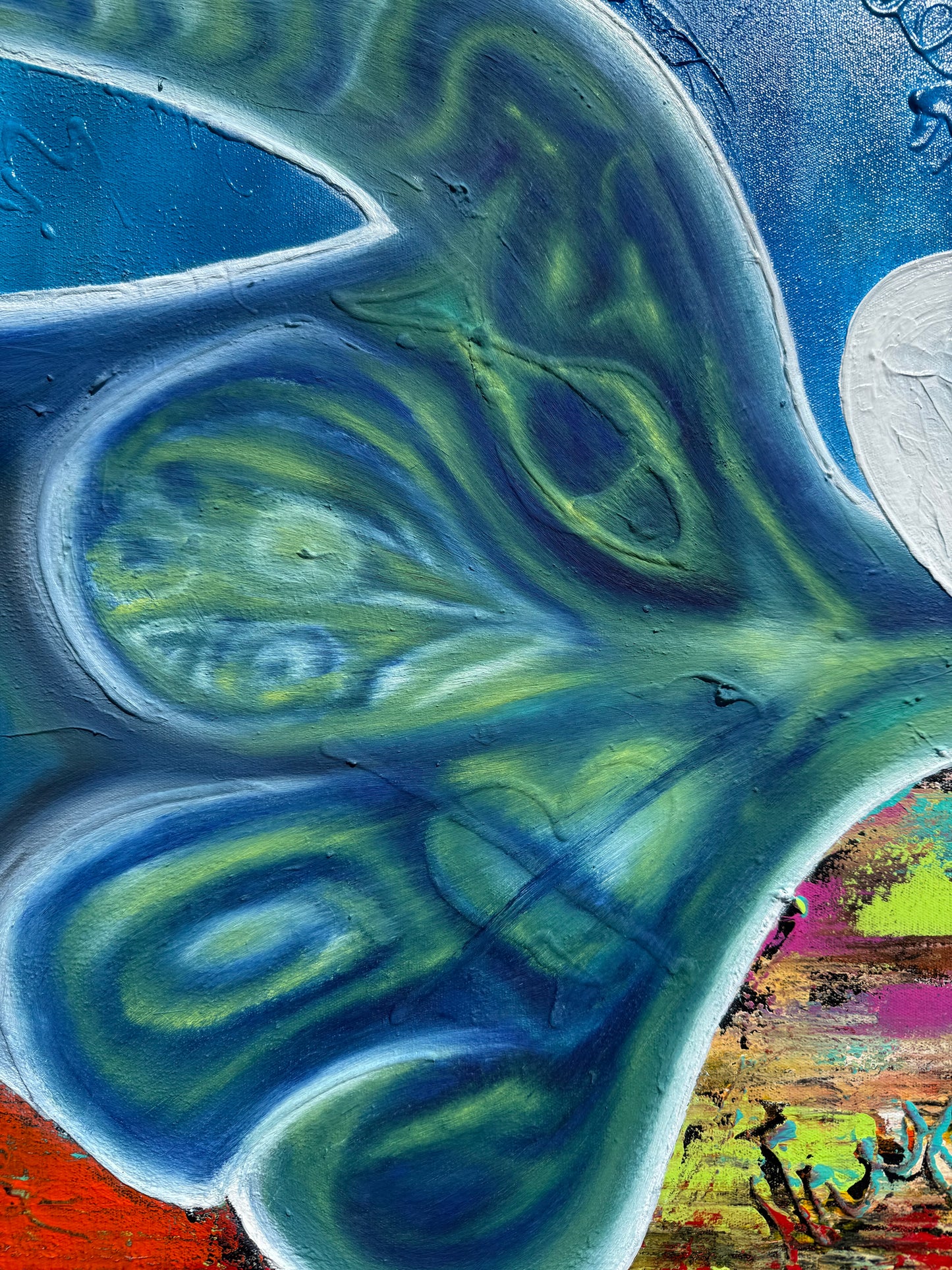 The Current of Us  – Original Painting by Michel L’Artiste