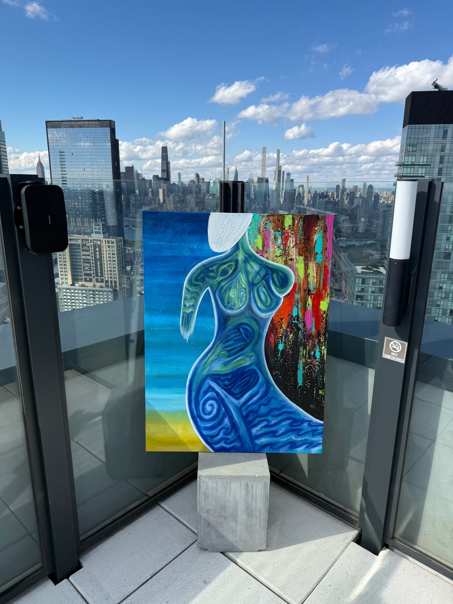 The Current of Us  – Original Painting by Michel L’Artiste