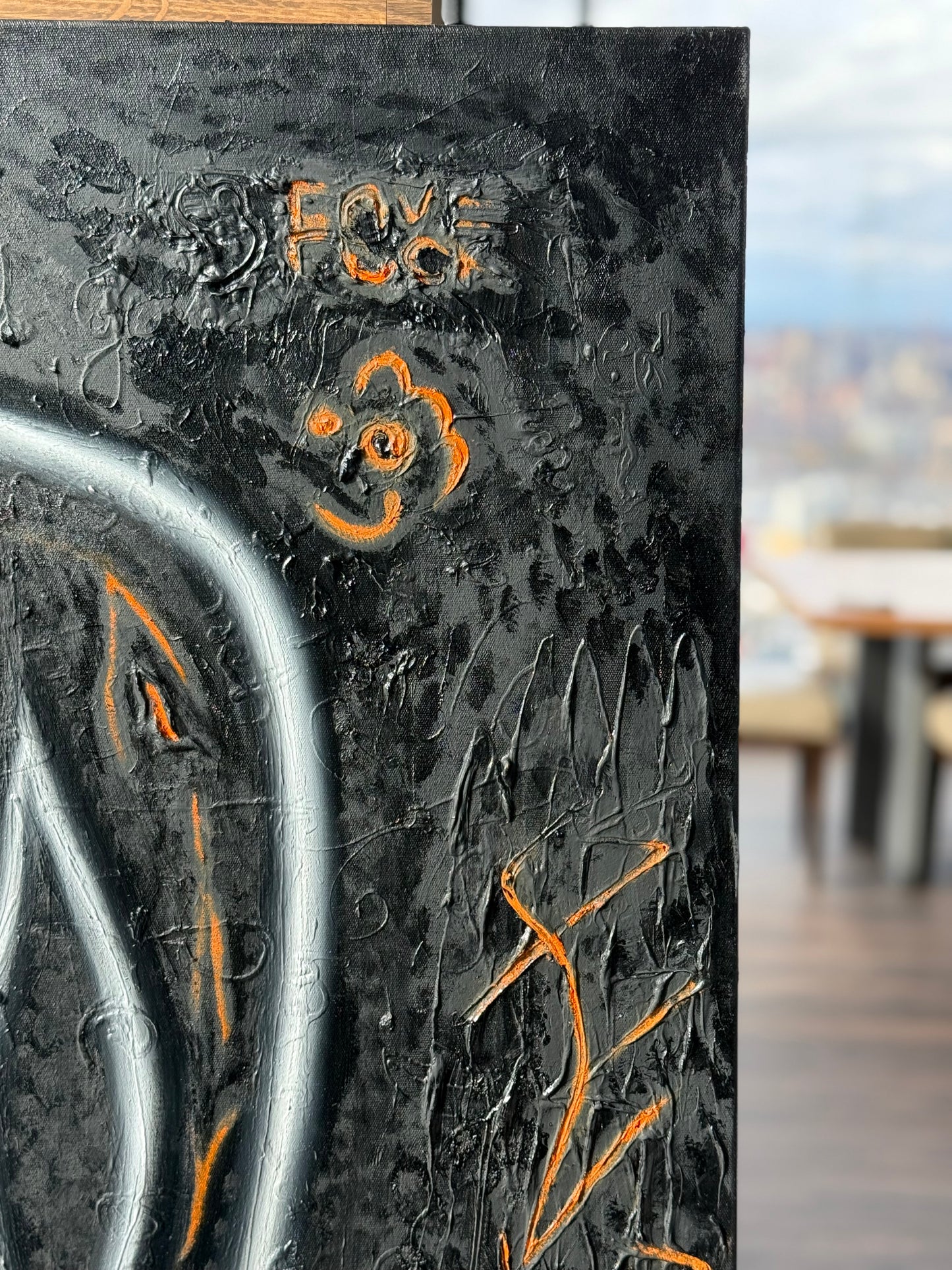 The Eruption of Us - Original Painting by Michel L’Artiste