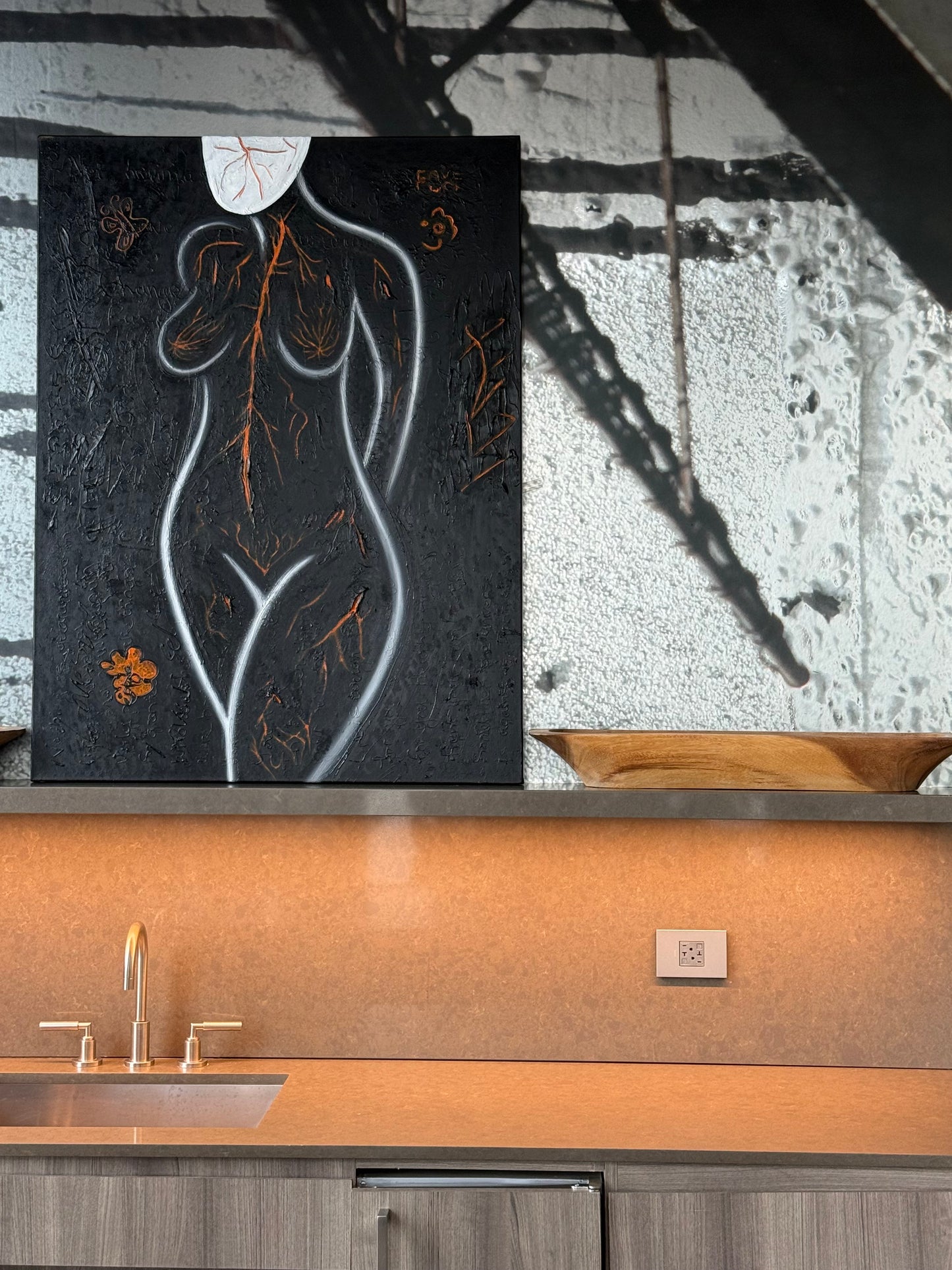 The Eruption of Us - Original Painting by Michel L’Artiste