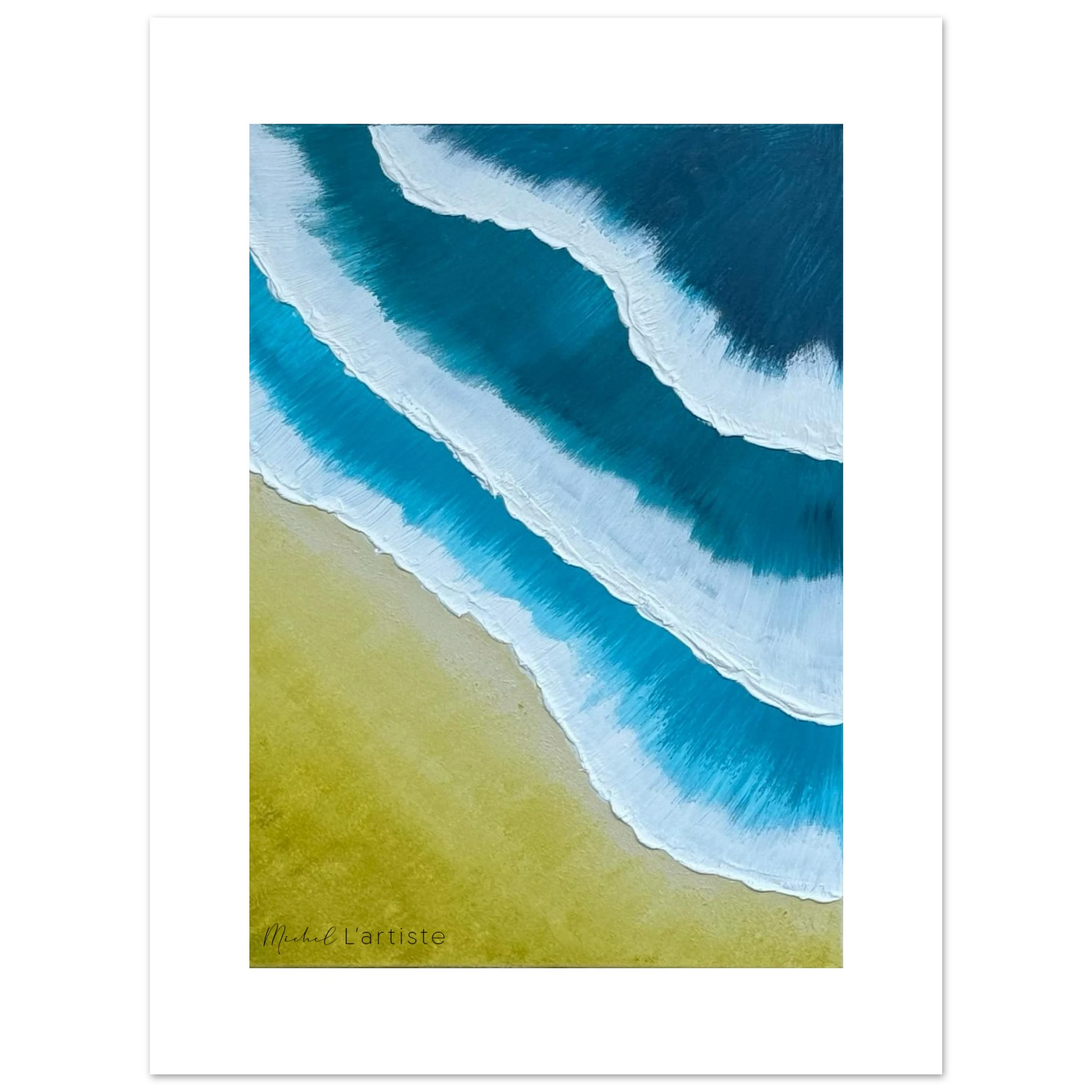 Tide of Origins – Limited Edition Ocean Art Poster by Michel L’Artiste