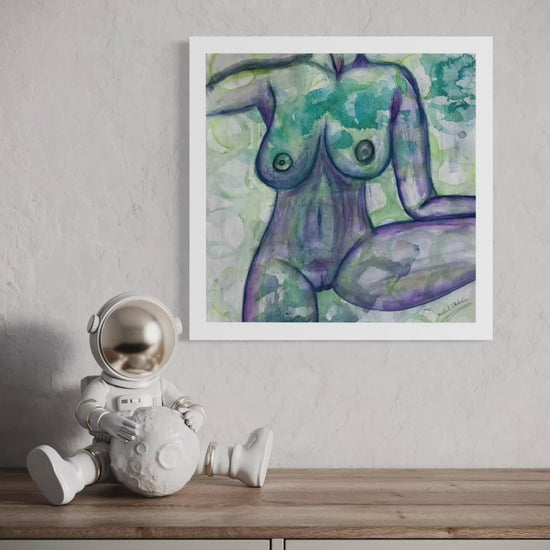 Modern sensual fine art print Silk After Midnight limited collector edition video